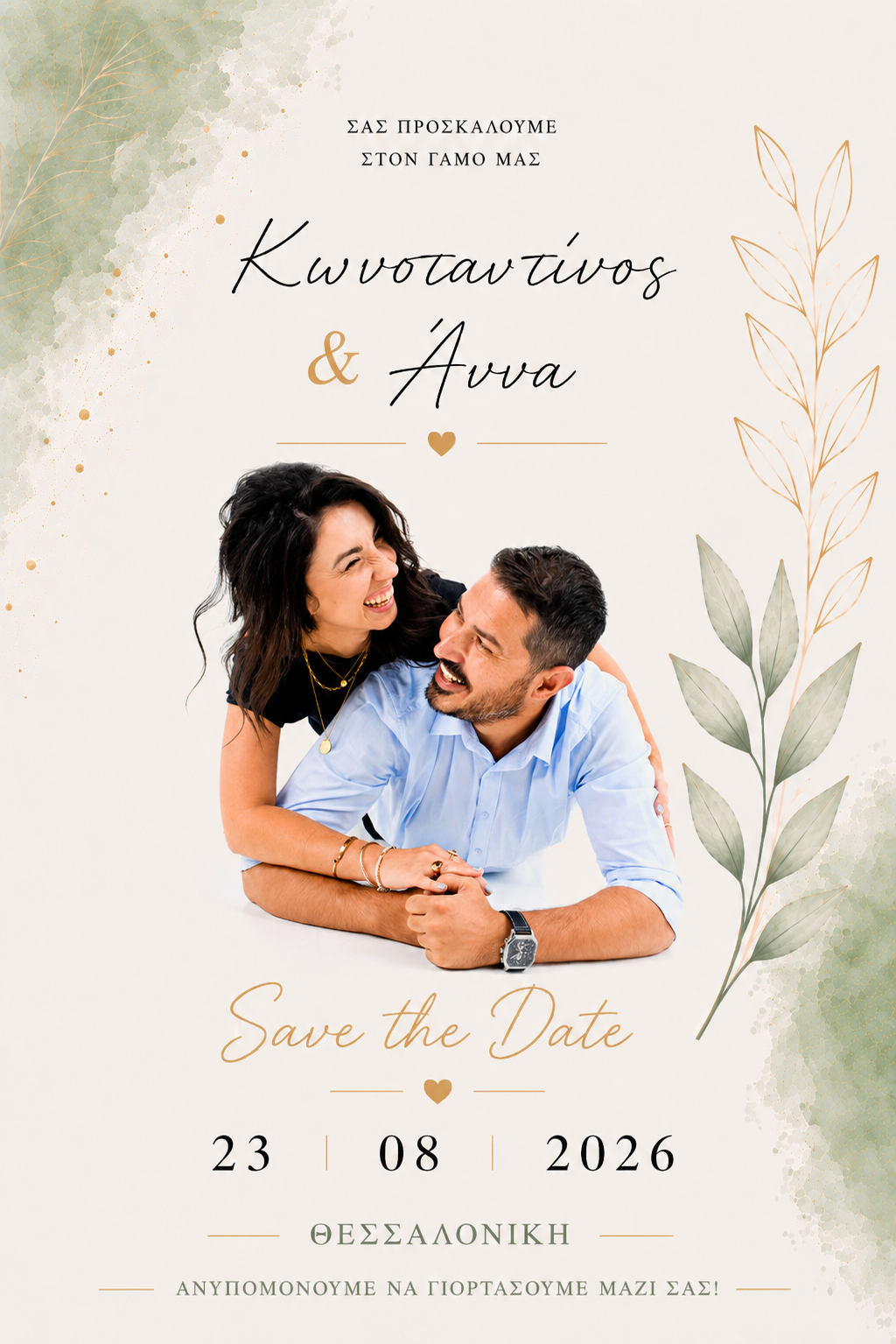 Save the Date - Κωνσταντίνος και Άννα